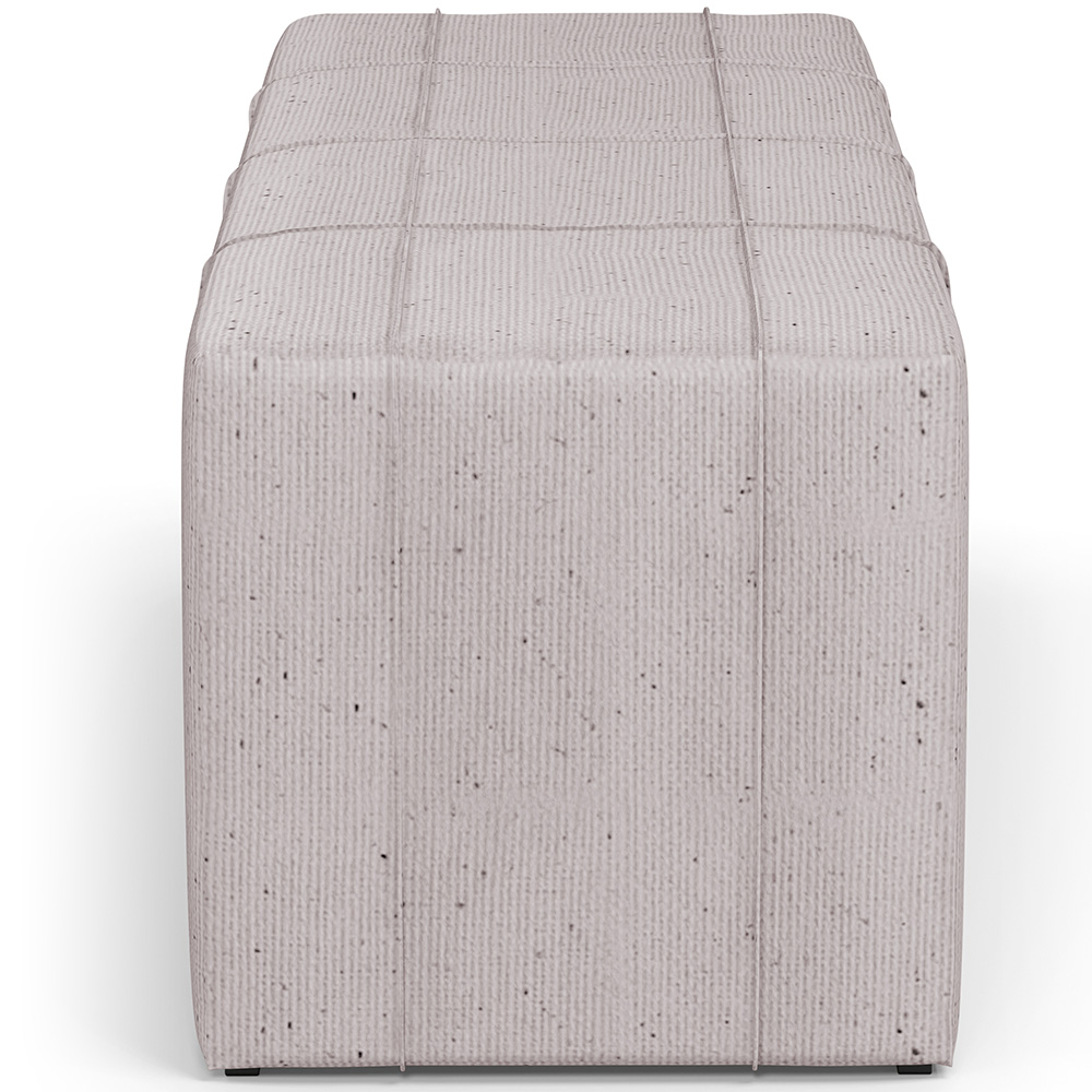 Puff Decorativo Living Sala de Estar 140 cm Roma W01 Linho Bege - Lyam
