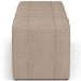 Puff Decorativo Living Sala de Estar 140 cm Roma W01 Linho Bege Escuro - Lyam