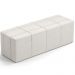 Puff Decorativo Living Sala de Estar 140 cm Roma W01 Linho Champagne - Lyam