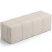 Puff Decorativo Living Sala de Estar 140 cm Roma W01 Linho Cru - Lyam