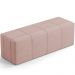 Puff Decorativo Living Sala de Estar 140 cm Roma W01 Linho Rosê - Lyam