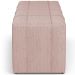 Puff Decorativo Living Sala de Estar 140 cm Roma W01 Linho Rosê - Lyam