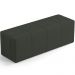 Puff Decorativo Living Sala de Estar 140 cm Roma W01 Linho Verde Musgo - Lyam