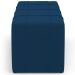Puff Decorativo Living Sala de Estar 140 cm Roma W01 Suede Azul Marinho - Lyam