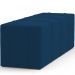 Puff Decorativo Living Sala de Estar 140 cm Roma W01 Suede Azul Marinho - Lyam