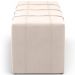 Puff Decorativo Living Sala de Estar 140 cm Roma W01 Suede Bege - Lyam