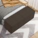 Puff Decorativo Living Sala de Estar 140 cm Roma W01 Suede Marrom - Lyam