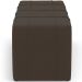 Puff Decorativo Living Sala de Estar 140 cm Roma W01 Suede Marrom - Lyam