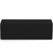 Puff Decorativo Living Sala de Estar 140 cm Roma W01 Suede Preto - Lyam
