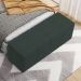 Puff Decorativo Living Sala de Estar 140 cm Roma W01 Suede Verde Musgo - Lyam