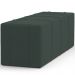Puff Decorativo Living Sala de Estar 140 cm Roma W01 Suede Verde Musgo - Lyam