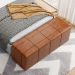 Puff Decorativo Living Sala de Estar 160 cm Roma W01 Couríssimo Camel - Lyam
