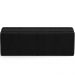 Puff Decorativo Living Sala de Estar 160 cm Roma W01 Couríssimo Preto - Lyam
