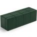 Puff Decorativo Living Sala de Estar 160 cm Roma W01 Couríssimo Verde - Lyam