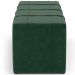 Puff Decorativo Living Sala de Estar 160 cm Roma W01 Couríssimo Verde - Lyam