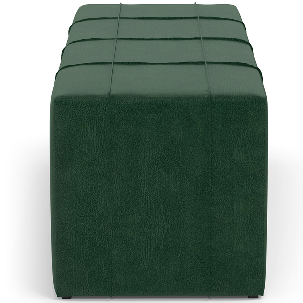 Puff Decorativo Living Sala de Estar 160 cm Roma W01 Couríssimo Verde - Lyam