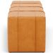 Puff Decorativo Living Sala de Estar 160 cm Roma W01 Couríssimo Whisky - Lyam