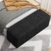 Puff Decorativo Living Sala de Estar 160 cm Roma W01 Linho Chumbo - Lyam