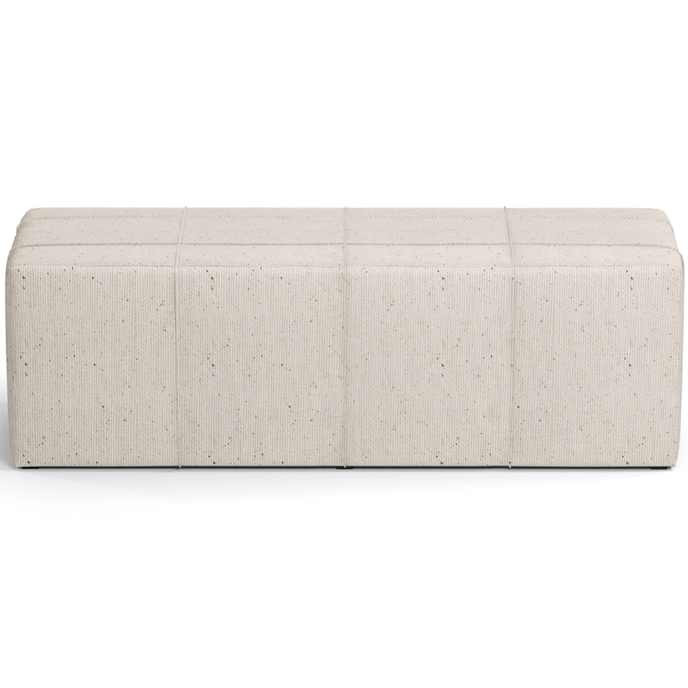 Puff Decorativo Living Sala de Estar 160 cm Roma W01 Linho Cru - Lyam