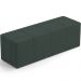 Puff Decorativo Living Sala de Estar 195 cm Roma W01 Suede Verde Musgo - Lyam