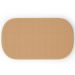 Puff Decorativo Orgânico Para Living Quarto 100cm Doha W01 Bouclê Mostarda - Lyam Decor