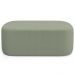 Puff Decorativo Orgânico Para Living Quarto 100cm Doha W01 Bouclê Oliva - Lyam Decor