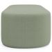 Puff Decorativo Orgânico Para Living Quarto 100cm Doha W01 Bouclê Oliva - Lyam Decor