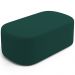 Puff Decorativo Orgânico Para Living Quarto 100cm Doha W01 Bouclê Verde - Lyam Decor