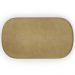 Puff Decorativo Orgânico Para Living Quarto 100cm Doha W01 Couríssimo Fendi - Lyam Decor