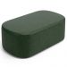 Puff Decorativo Orgânico Para Living Quarto 100cm Doha W01 Couríssimo Verde Musgo - Lyam Decor