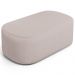 Puff Decorativo Orgânico Para Living Quarto 100cm Doha W01 Linho Bege - Lyam Decor