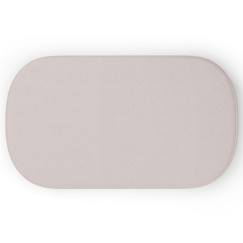 Puff Decorativo Orgânico Para Living Quarto 100cm Doha W01 Linho Bege - Lyam Decor