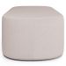 Puff Decorativo Orgânico Para Living Quarto 100cm Doha W01 Linho Bege - Lyam Decor