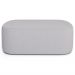 Puff Decorativo Orgânico Para Living Quarto 100cm Doha W01 Linho Cinza - Lyam Decor