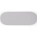 Puff Decorativo Orgânico Para Living Quarto 160cm Doha W01 Linho Cinza - Lyam Decor