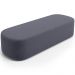 Puff Decorativo Orgânico Para Living Quarto 195cm Doha W01 Suede Cinza - Lyam Decor