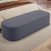 Puff Decorativo Orgânico Para Living Quarto 195cm Doha W01 Suede Cinza - Lyam Decor
