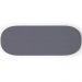 Puff Decorativo Orgânico Para Living Quarto 195cm Doha W01 Suede Cinza - Lyam Decor