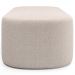 Puff Decorativo Orgânico para Living Quarto 100cm Doha W01 Bouclê Creme - Lyam Decor