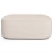 Puff Decorativo Orgânico para Living Quarto 100cm Doha W01 Linho Cru - Lyam Decor