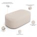 Puff Decorativo Orgânico para Living Quarto 100cm Doha W01 Linho Cru - Lyam Decor