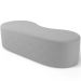 Puff Decorativo Orgânico para Living Quarto 140cm Orbit W01 Bouclê Cinza - Lyam Decor