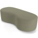 Puff Decorativo Orgânico para Living Quarto 140cm Orbit W01 Bouclê Oliva - Lyam Decor