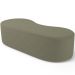 Puff Decorativo Orgânico para Living Quarto 140cm Orbit W01 Bouclê Oliva - Lyam Decor