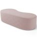 Puff Decorativo Orgânico para Living Quarto 140cm Orbit W01 Bouclê Rosê - Lyam Decor
