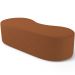 Puff Decorativo Orgânico para Living Quarto 140cm Orbit W01 Bouclê Terracota - Lyam Decor