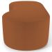 Puff Decorativo Orgânico para Living Quarto 140cm Orbit W01 Bouclê Terracota - Lyam Decor