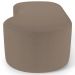 Puff Decorativo Orgânico para Living Quarto 140cm Orbit W01 Bouclê Verde - Lyam Decor