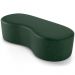 Puff Decorativo Orgânico para Living Quarto 140cm Orbit W01 Couríssimo Verde - Lyam Decor