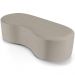 Puff Decorativo Orgânico para Living Quarto 140cm Orbit W01 Linho Bege - Lyam Decor